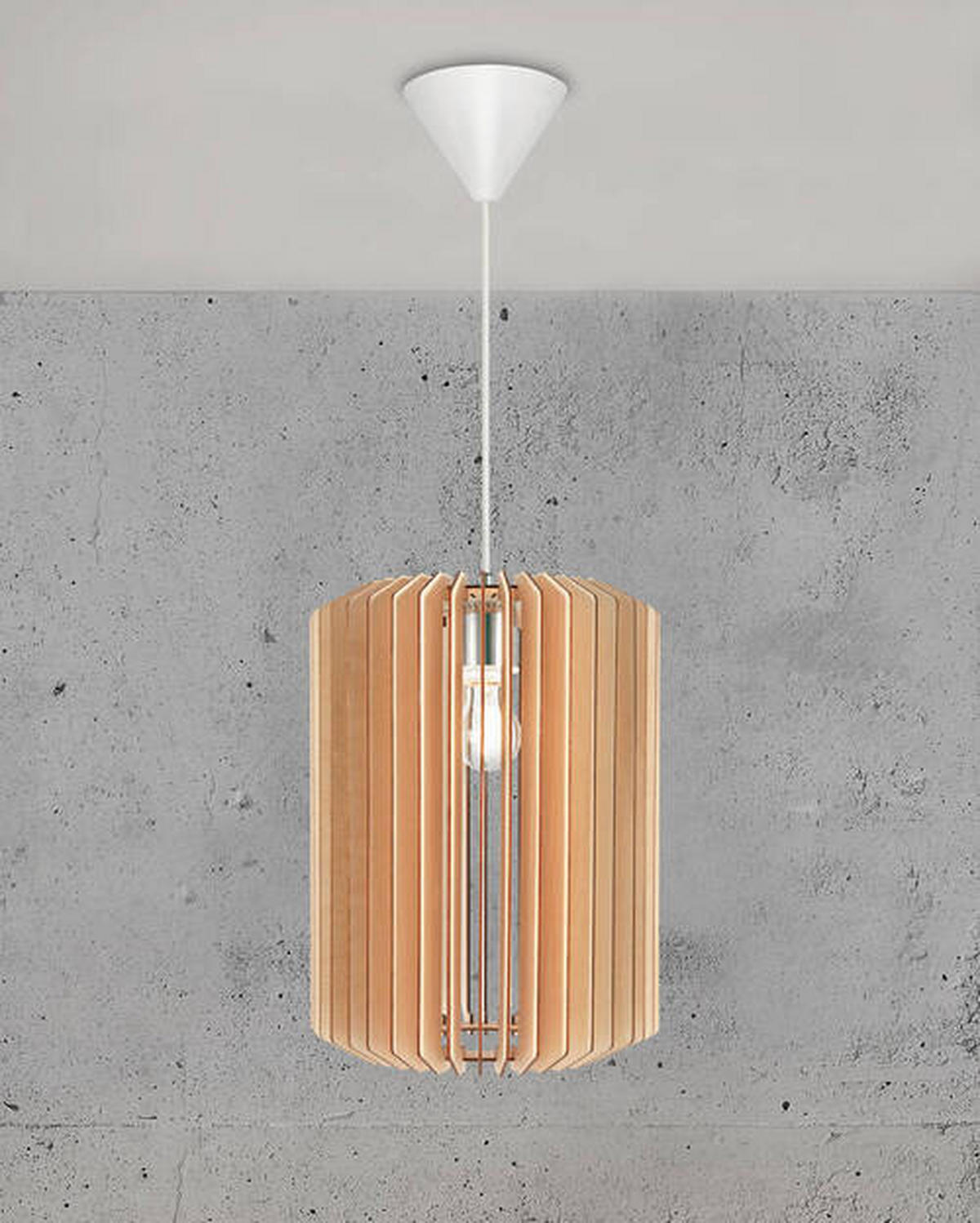HÄNGELEUCHTE Asti 30/40 cm   - Naturfarben, Natur, Holz (30/40cm) - Nordlux