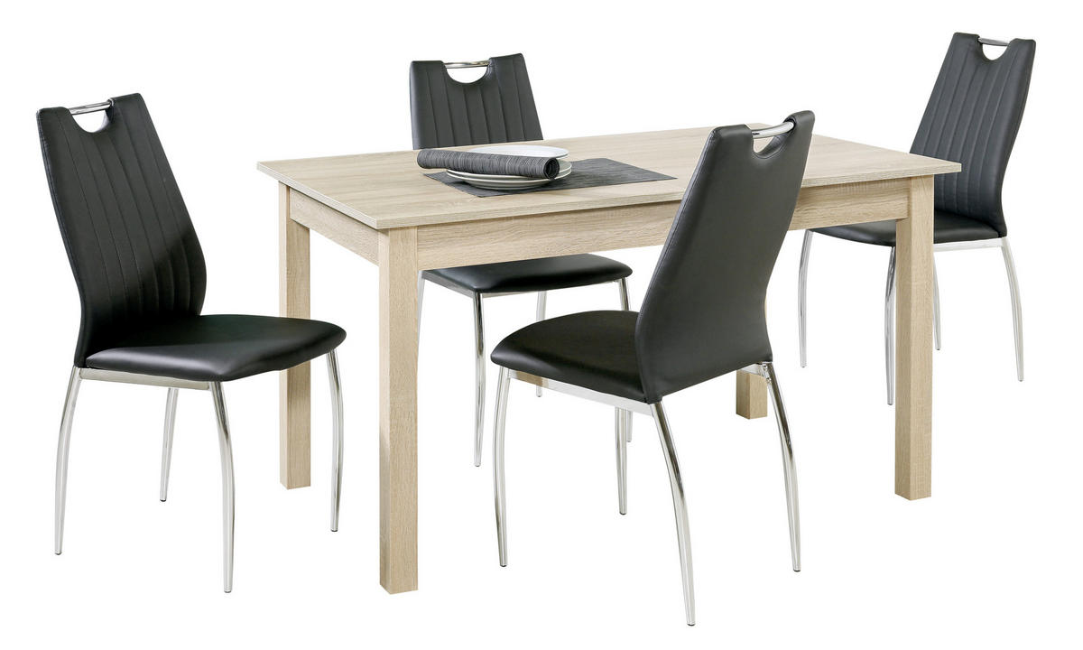 JÍDELNÍ STŮL, Sonoma dub, 140/80/76,5 cm - Sonoma dub, Design, kompozitní dřevo (140/80/76,5cm) - MID.YOU