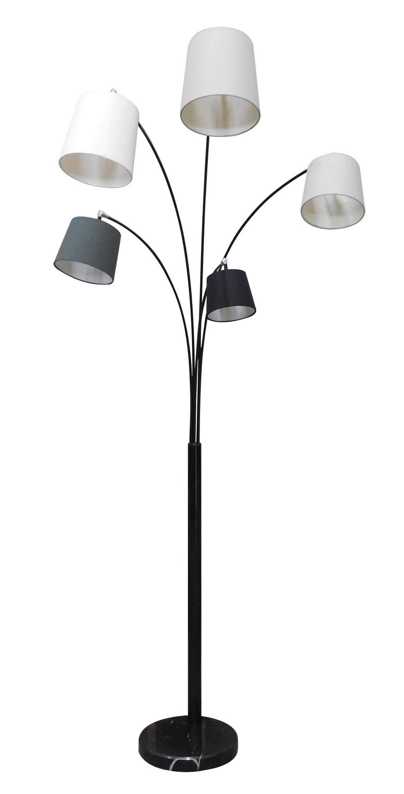 P & B STOJACÍ OBLOUKOVÉ SVÍTIDLO, 114/213/38 cm