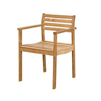 GARTENSTUHL in Holz Naturfarben, Teakfarben  - Naturfarben/Teakfarben, Design, Holz (56/79/53cm) - Livetastic
