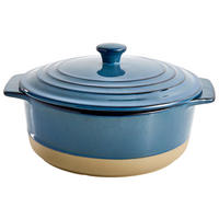 POSUDA ZA RERNU    22,7/8,7 cm       - braon/plava, Lajfstajl, keramika (22,7/8,7cm) - Homeware Profession.