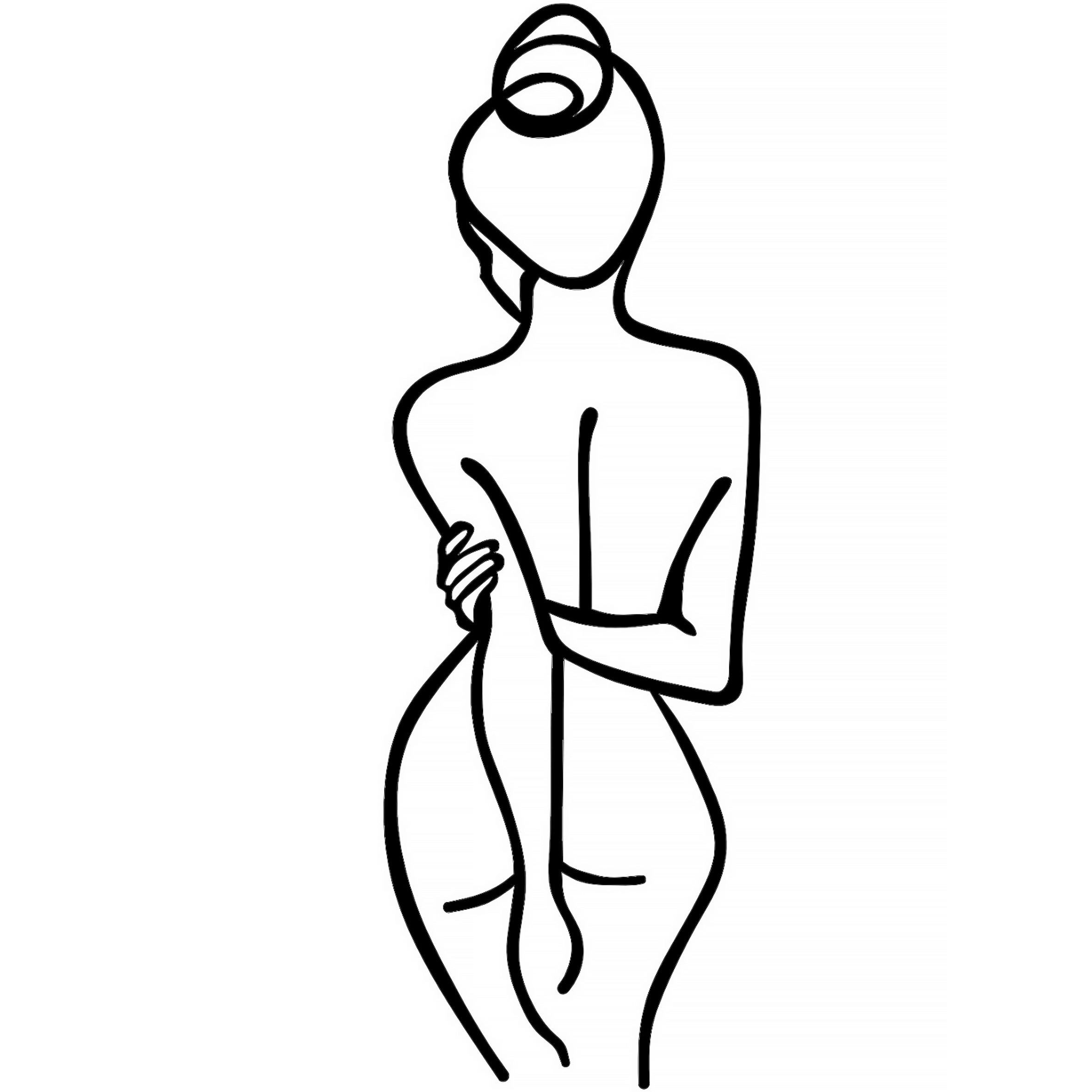 METALLBILD  - Schwarz, Basics, Metall (72/26cm)