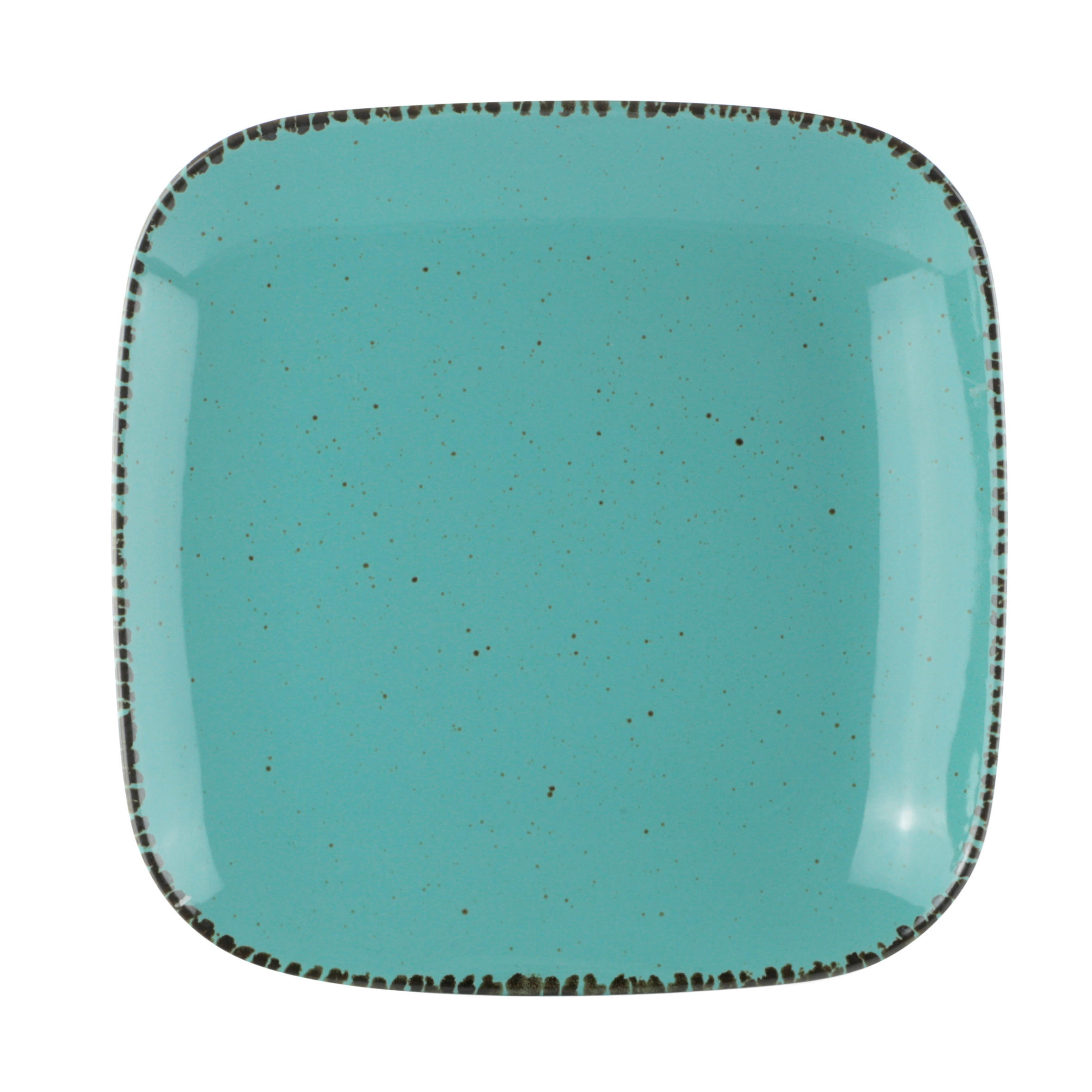MĚLKÝ TALÍŘ porcelán keramika 27/27 cm - tyrkysová, Lifestyle, keramika (27/27cm) - Landscape