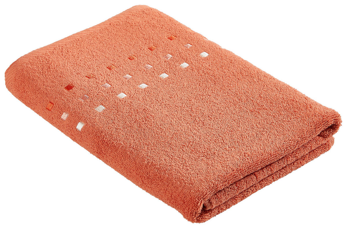 DUSCHTUCH Quattro 70/140 cm  - Orange, Basics, Textil (70/140cm) - Esposa