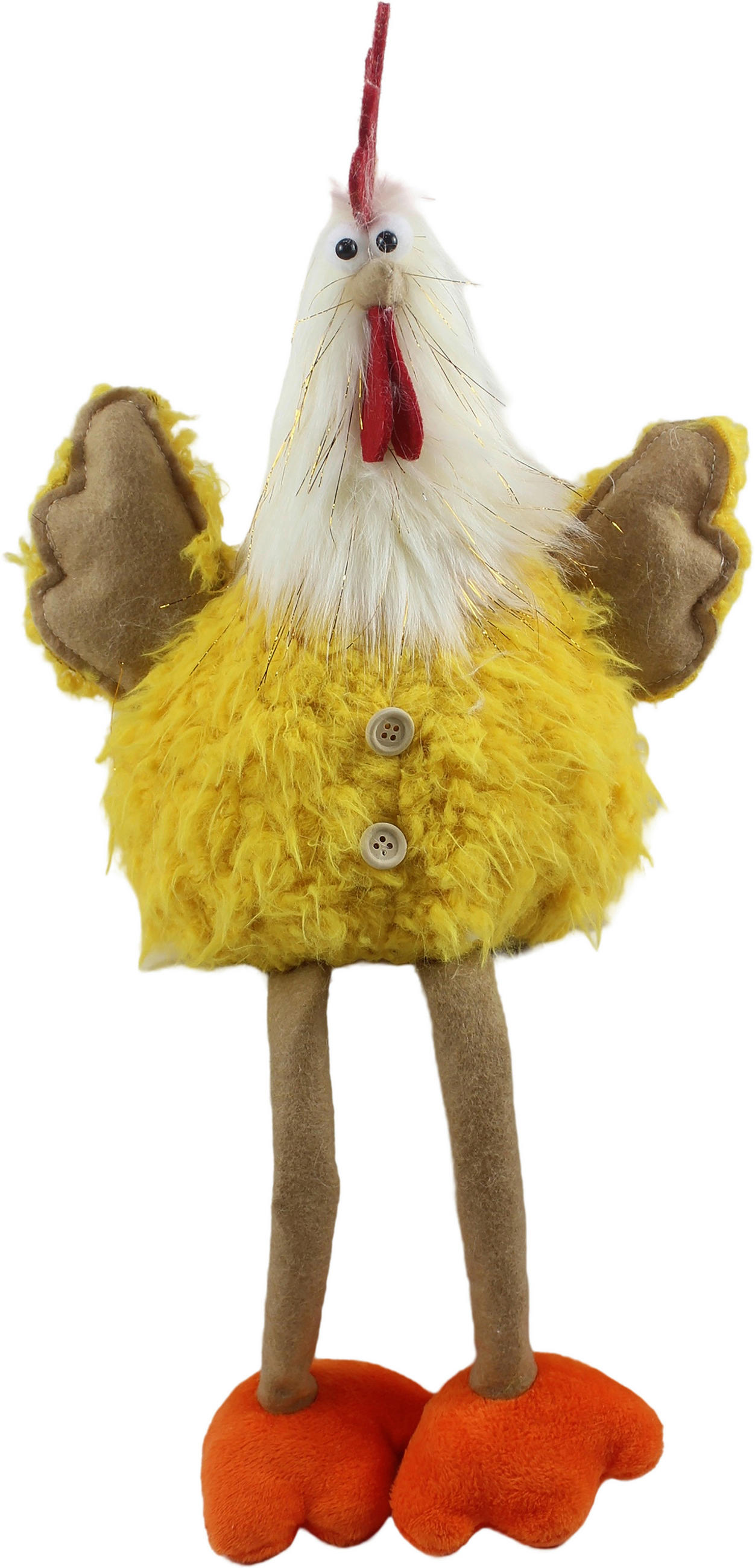 DEKORAČNÍ KUŘE - žlutá, Lifestyle, textil (23/55/19cm)