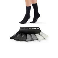BABYSOCKEN CAMANO COMFORT 14 Stück Grau, Schwarz, Dunkelgrau  - Dunkelgrau/Schwarz, Basics, Textil (43/46null)