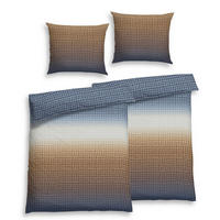 BETTWÄSCHE 3-teilig Satin 200/200 cm  - Dunkelblau, Basics, Textil (200/200cm) - Florella