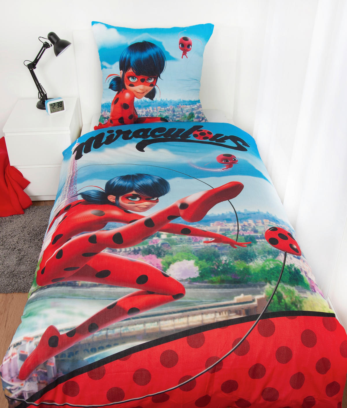 JUGENDBETTWÄSCHE 135/200 cm  - Rot, Basics, Textil (135/200cm) - Herding