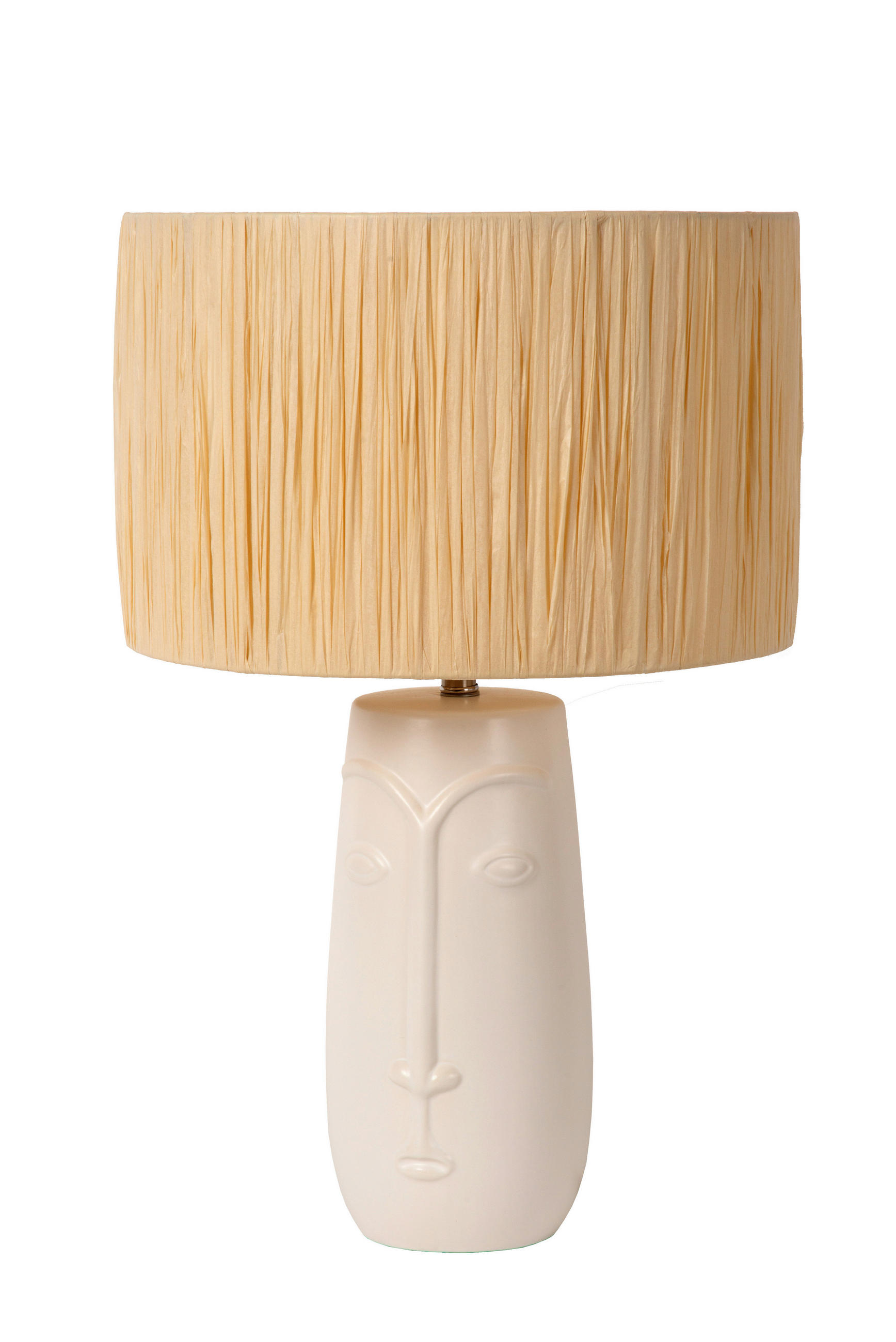 TISCHLEUCHTE Viso 36/36/56 cm  - Weiß, Design, Keramik (36/36/56cm) - Lucide