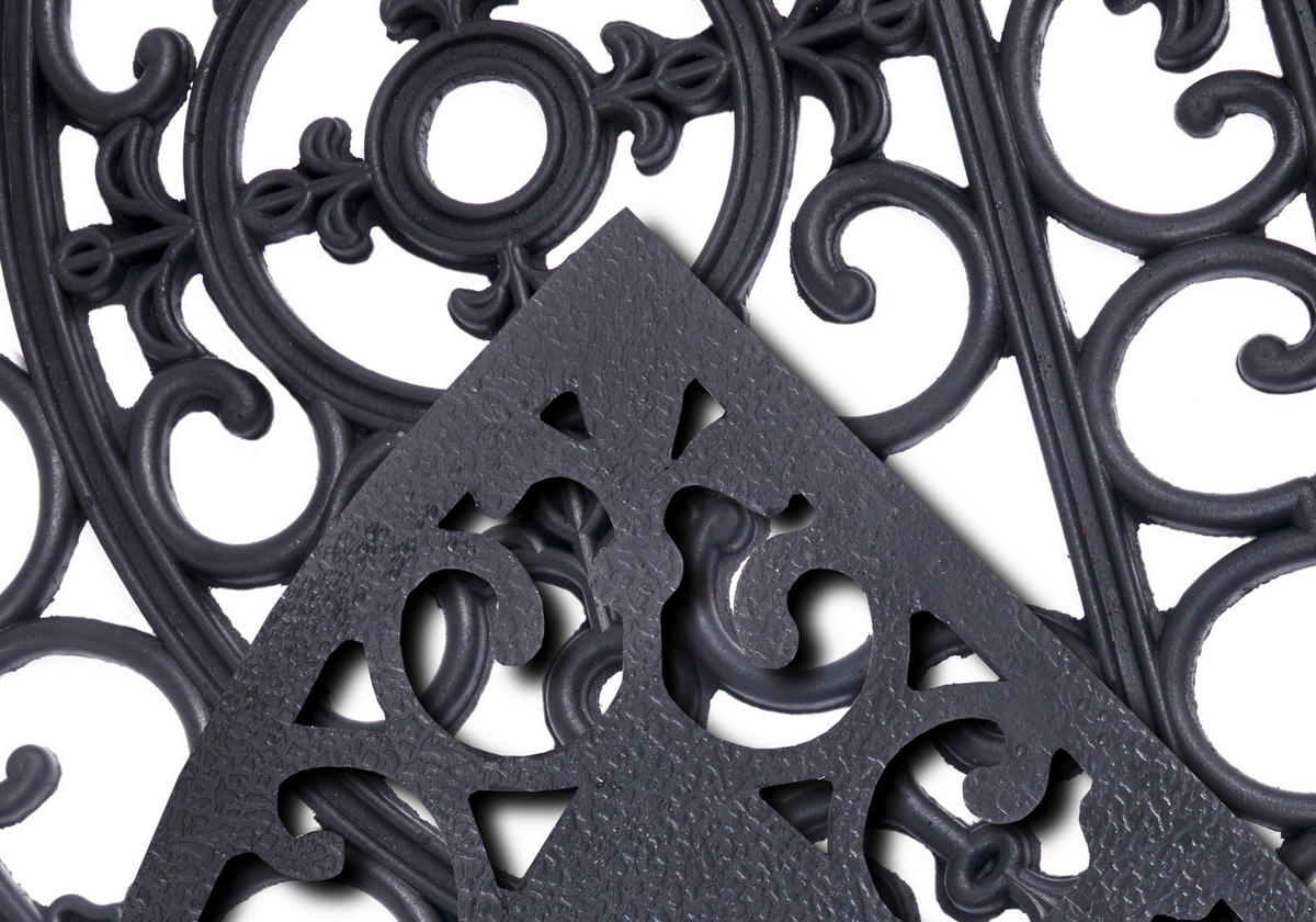 FUßMATTE 45/75 cm Mix Mats  - Schwarz, Basics, Kunststoff (45/75cm) - Hanse Home