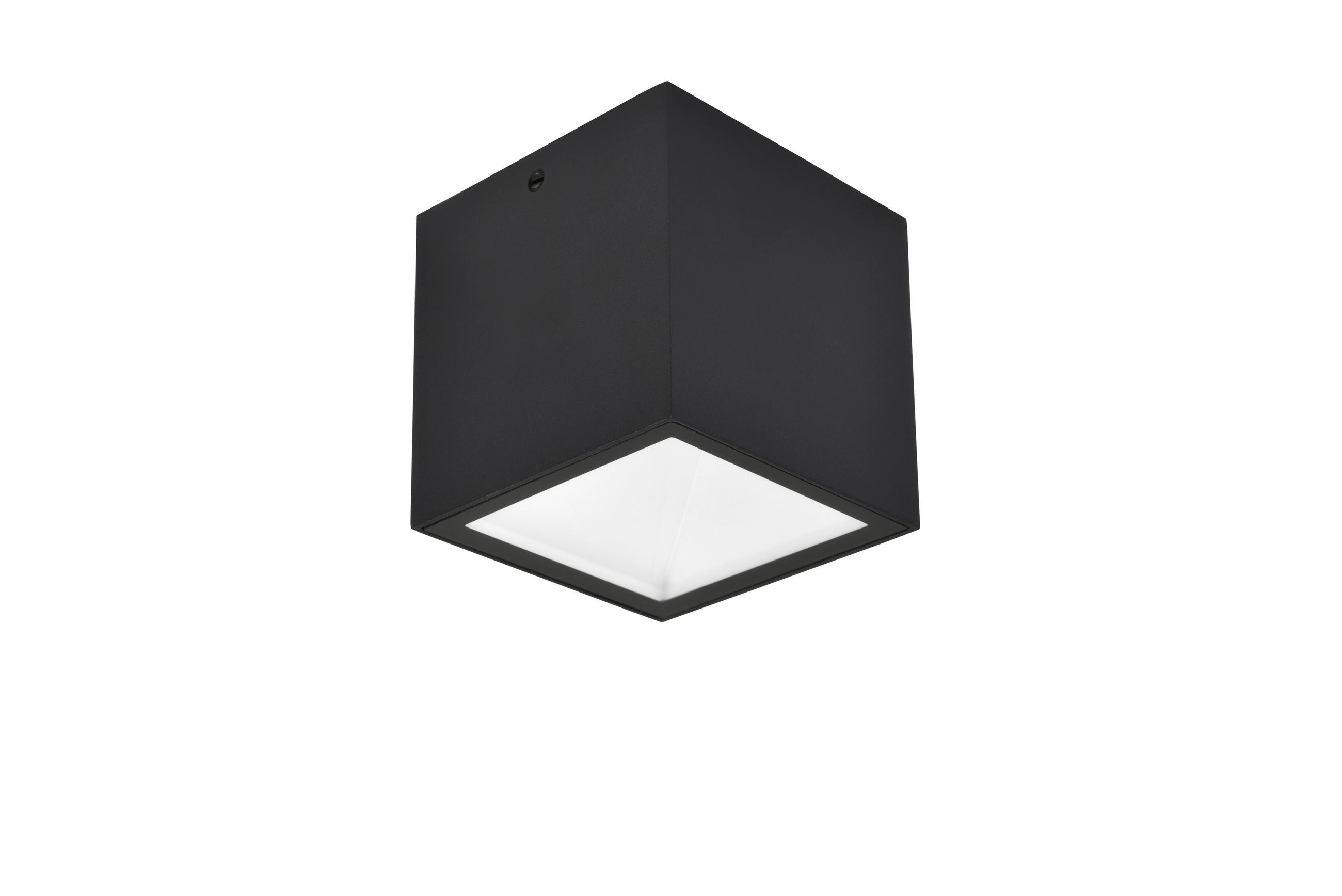 LED-DECKENLEUCHTE Gemini 8,5/8,5/8,5 cm   - Schwarz, MODERN, Metall (8,5/8,5/8,5cm)