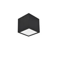 LED-DECKENLEUCHTE 8,5/8,5/8,5 cm   - Schwarz, Design, Metall (8,5/8,5/8,5cm)