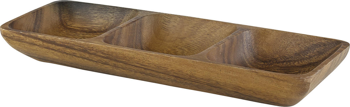 SKODELICA ZA PRIGRIZKE   les      40,5/14/5 cm    - barve akacije, Konvencionalno, les (40,5/14/5cm) - Homeware Profession.