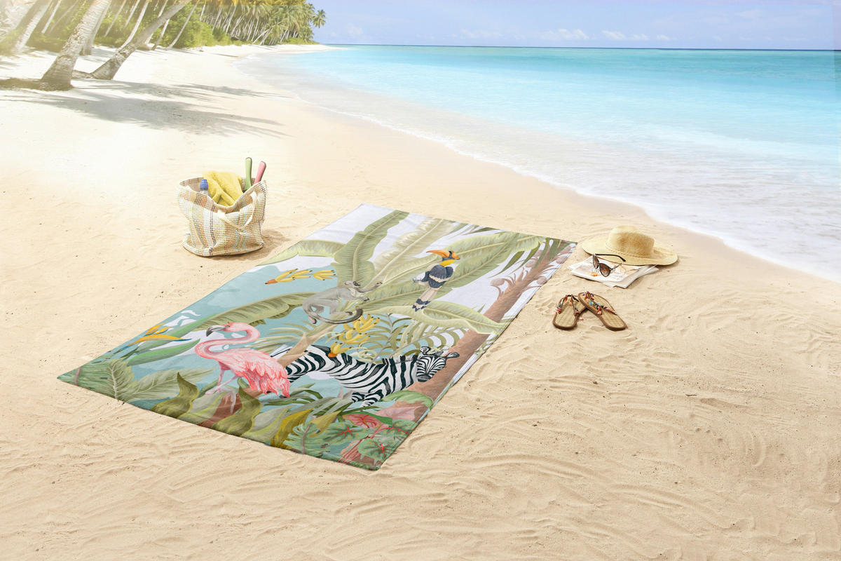 STRANDTUCH Good Morning Multicolor 75/150 cm  - Multicolor, Basics, Textil (75/150cm)