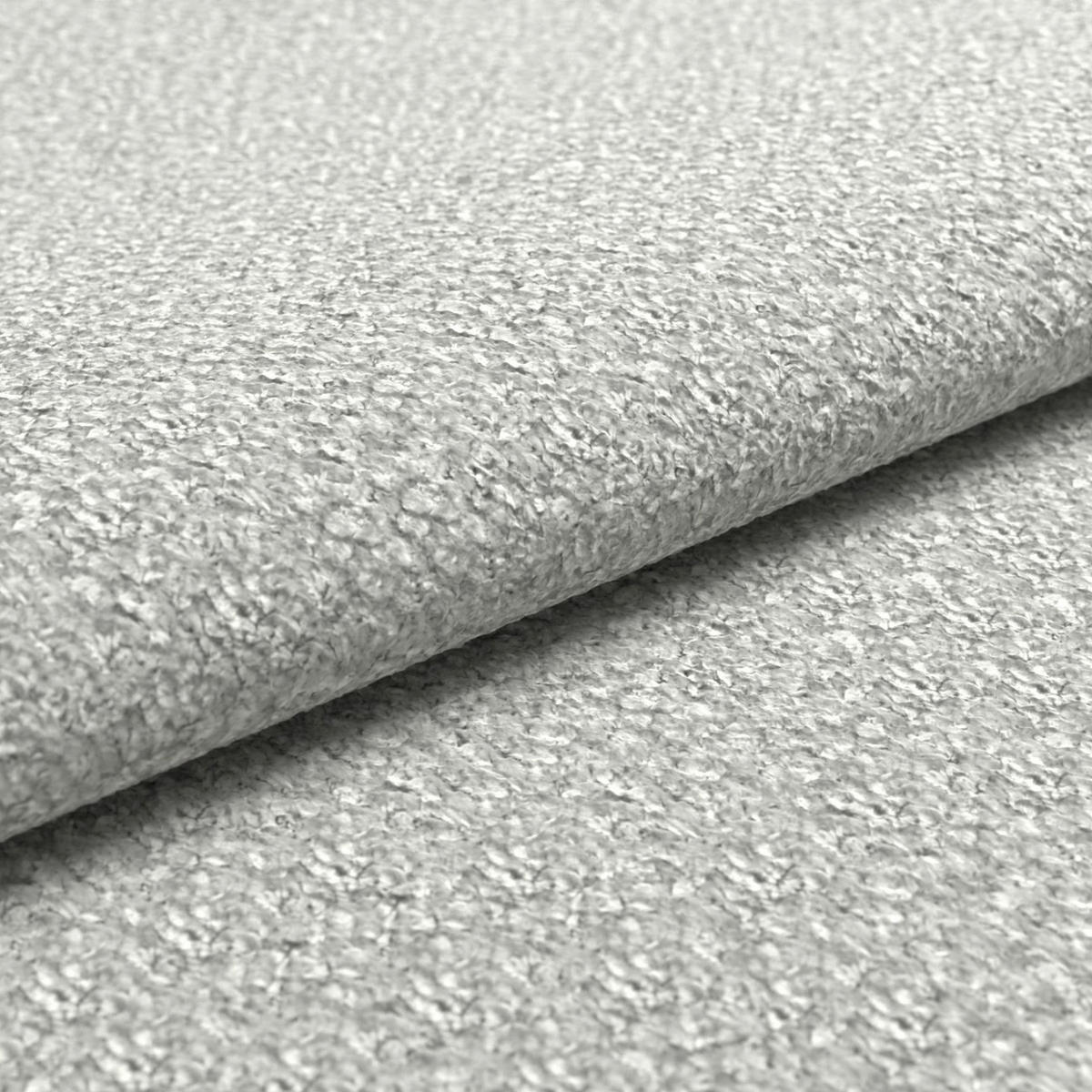 CHESTERFIELD-SESSEL Chenille Hellgrau  - Hellgrau/Schwarz, MODERN, Textil/Metall (100/94/95cm) - Pure Home Lifestyle