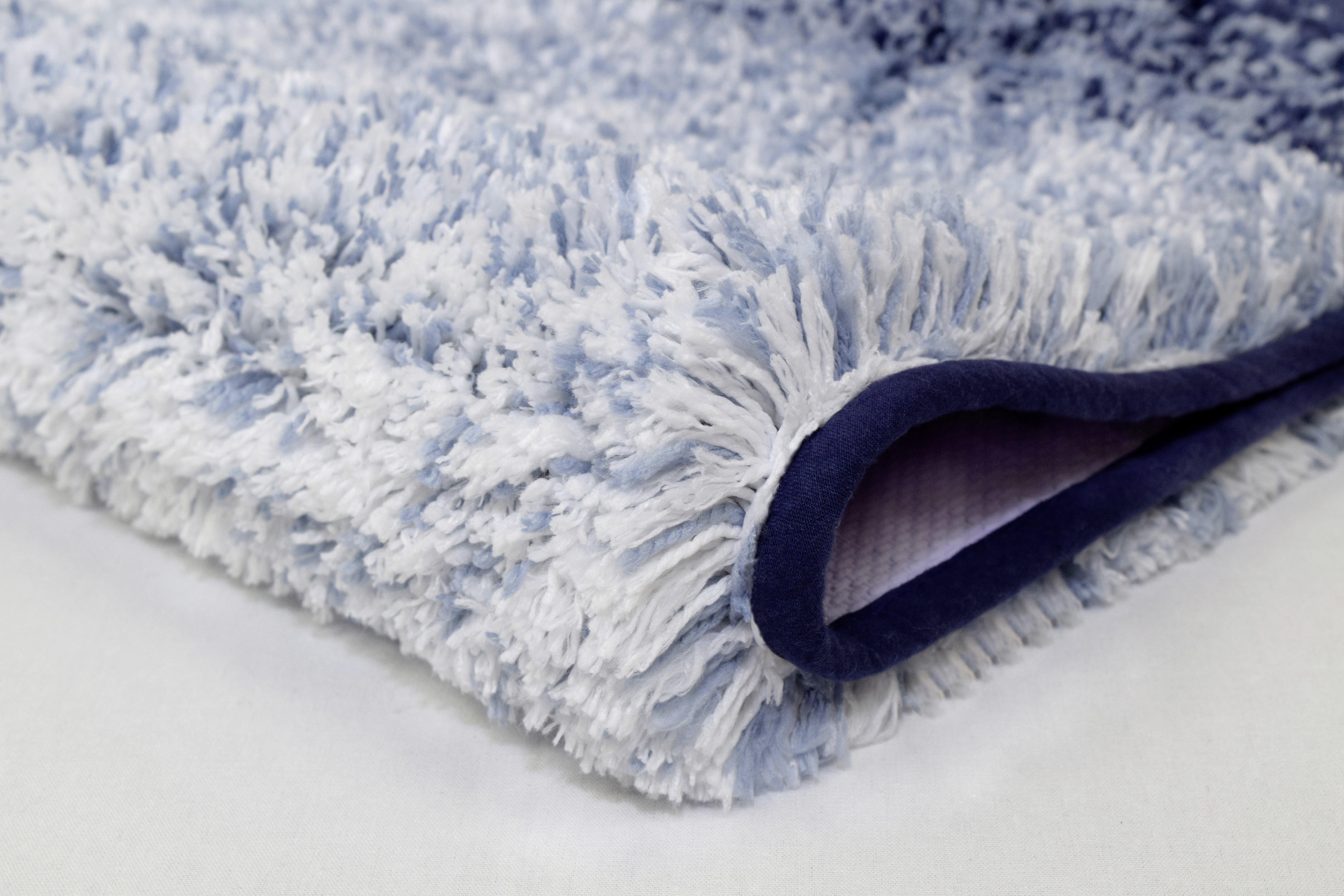 BADTEPPICH  60 /60 cm  Blau   - Blau, Konventionell, Kunststoff/Textil (60 /60cm) - Kleine Wolke