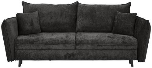 SCHLAFSOFA in Chenille Anthrazit  - Anthrazit/Schwarz, KONVENTIONELL, Holz/Textil (238/99/108cm) - Carryhome