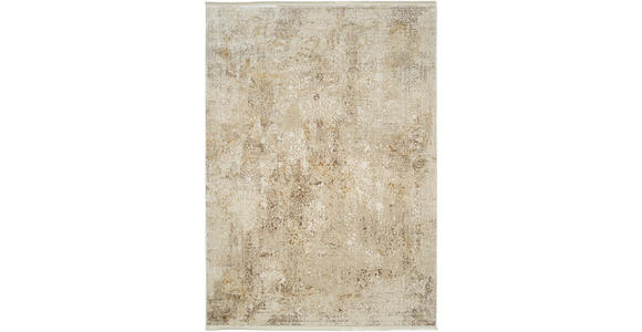 VINTAGE-TEPPICH 67/130 cm Avignon Goldfarben, Beige - Beige/Goldfarben, Design, Textil (67/130cm) - Dieter Knoll