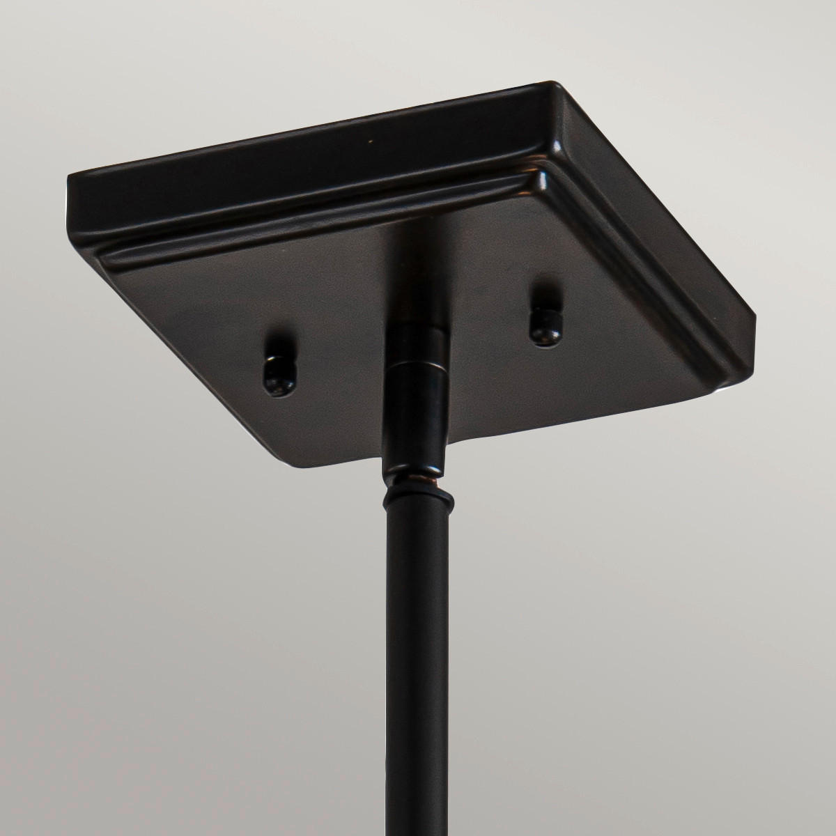 DECKENLEUCHTE     - Dunkelbraun/Multicolor, KONVENTIONELL, Glas/Metall (25,5/38/38cm) - Elstead Lighting