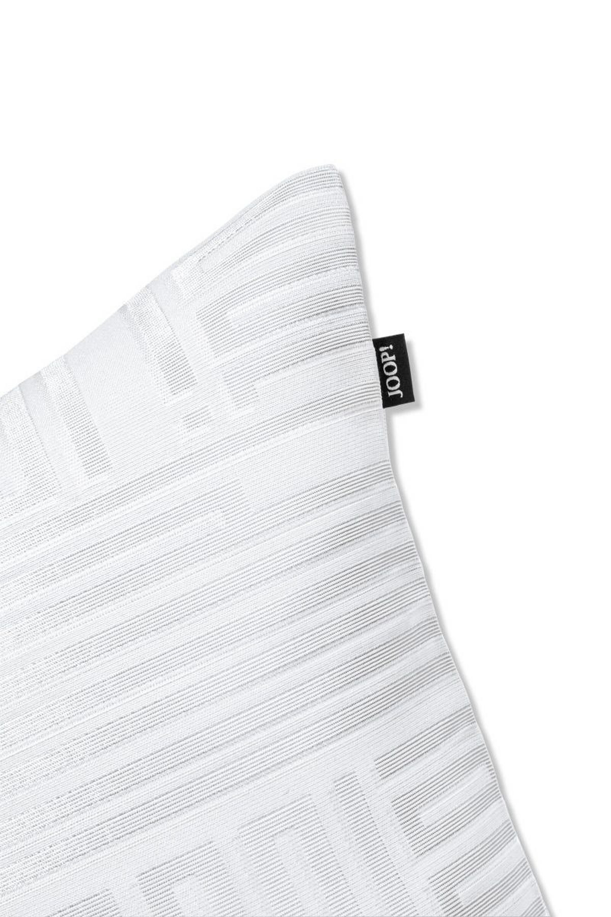 KISSENHÜLLE J!Fine Bars 50/50 cm  - Creme/Weiß, Design, Textil (50/50cm) - Joop!