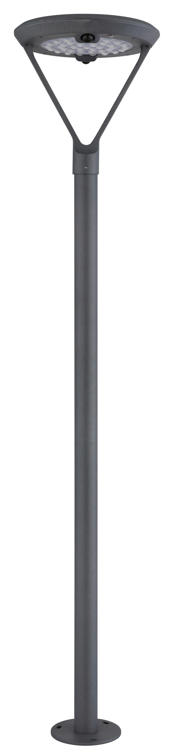 SOLARLEUCHTE  - Klar/Silberfarben, Design, Glas/Kunststoff (31/204,7cm) - Globo