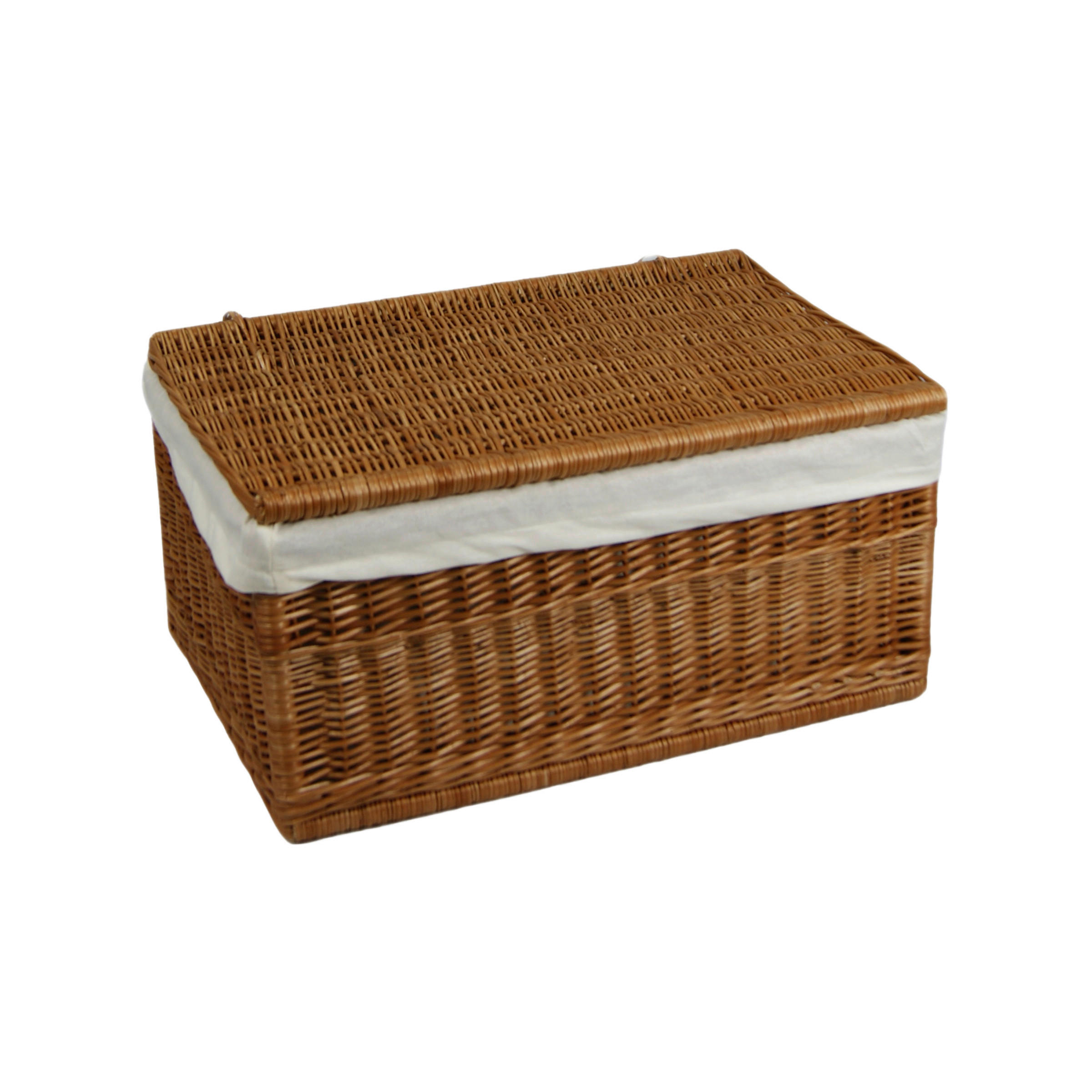 WÄSCHESAMMLER - Braun, Basics, Holz (60/40/30cm)