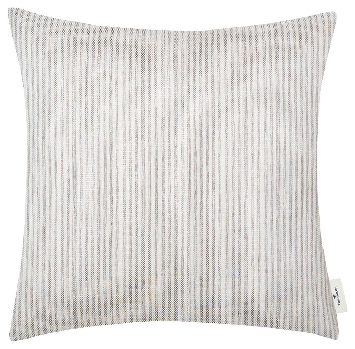 KUDDFODRAL Fresh 50/50 cm  - ljusgrå/grå, Klassisk, textil (50/50cm) - Tom Tailor