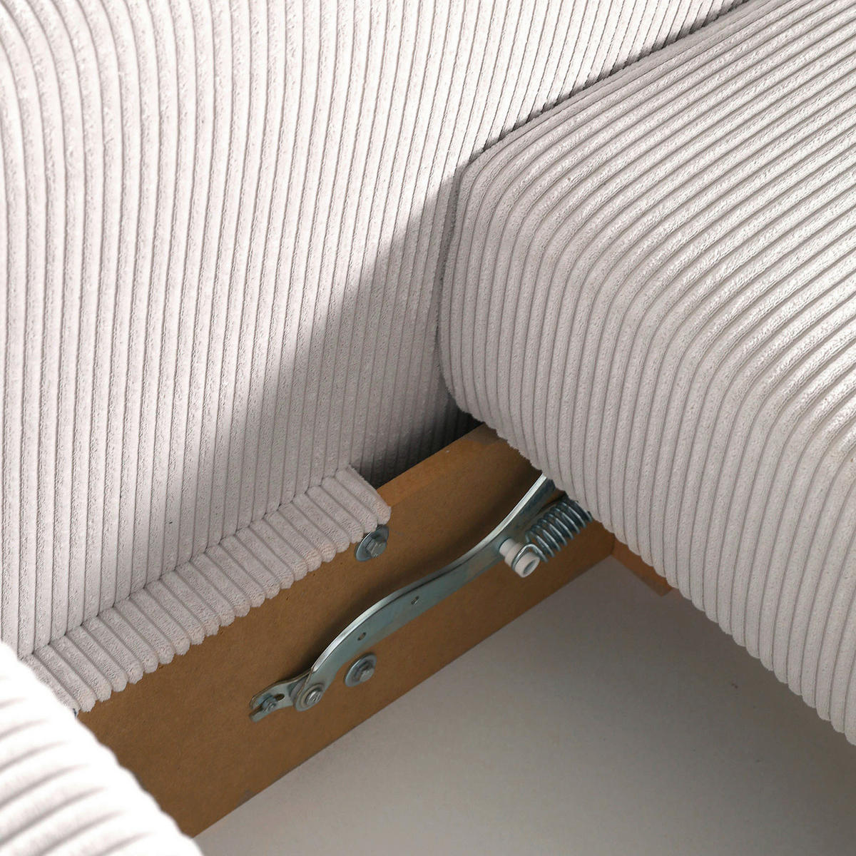 2,5-SEDAČKA, textil, béžová - čierna/béžová, Design, textil/plast (240/70/125cm) - Carryhome