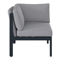 LOUNGE KUTNI DIO  antracit, siva   - siva/antracit, Design, metal/tekstil (76/73/76cm) - Dieter Knoll
