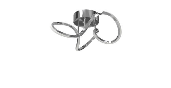 LED-DECKENLEUCHTE 34,5/19 cm - Chromfarben, Design, Kunststoff/Metall (34,5/19cm) - Novel