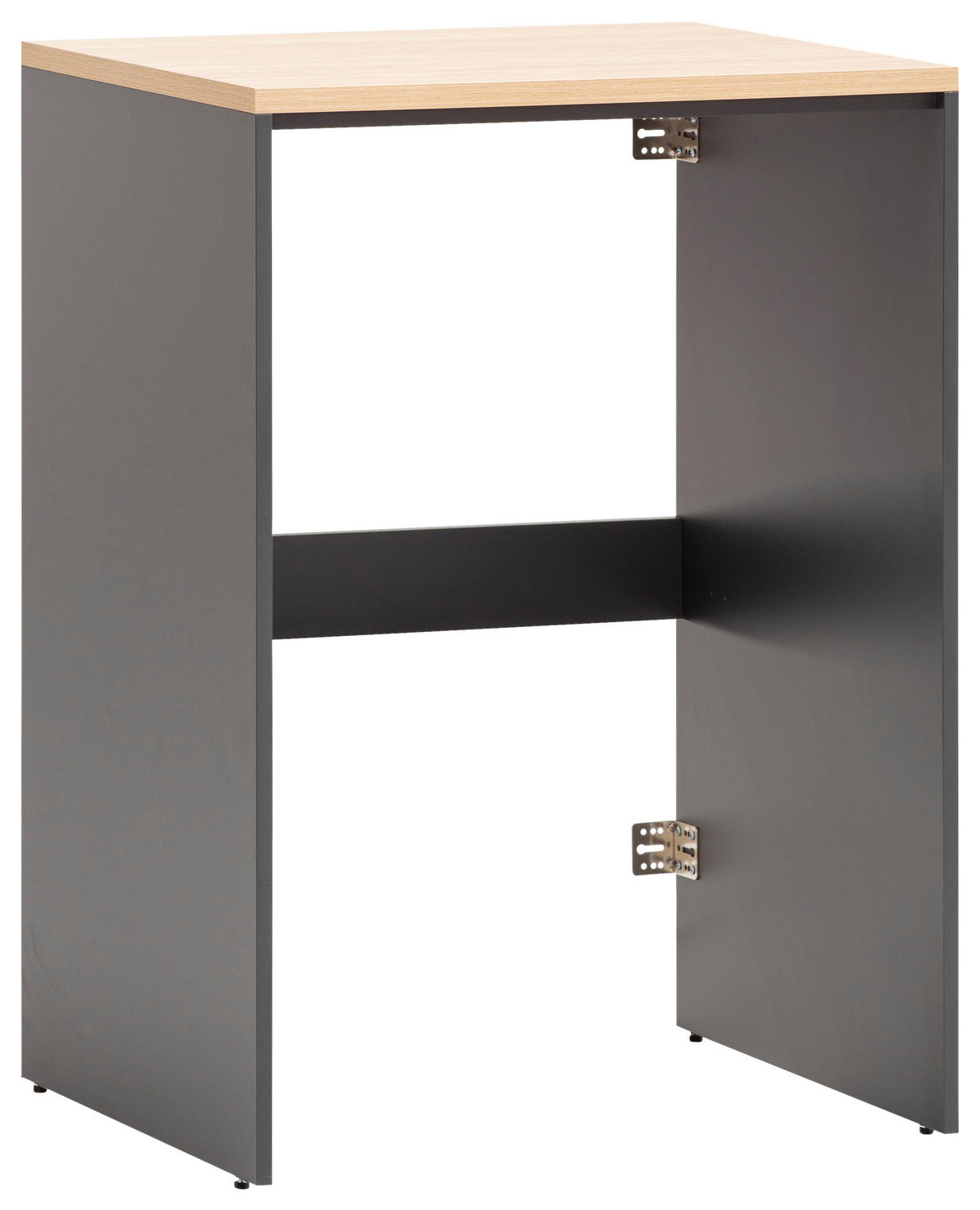 WASCHMASCHINENSCHRANK 67,1/96/60 cm  in Anthrazit, Eichefarben  - Eichefarben/Anthrazit, MODERN, Holzwerkstoff (67,1/96/60cm) - MID.YOU