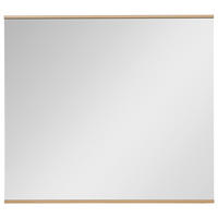 WANDSPIEGEL 89/90/2 cm    in rechteckig  - Klar/Eiche Bianco, Design, Glas/Holzwerkstoff (89/90/2cm) - Dieter Knoll