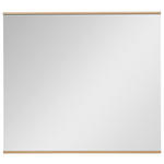 WANDSPIEGEL 89/90/2 cm    in rechteckig  - Klar/Eiche Bianco, Design, Glas/Holzwerkstoff (89/90/2cm) - Dieter Knoll