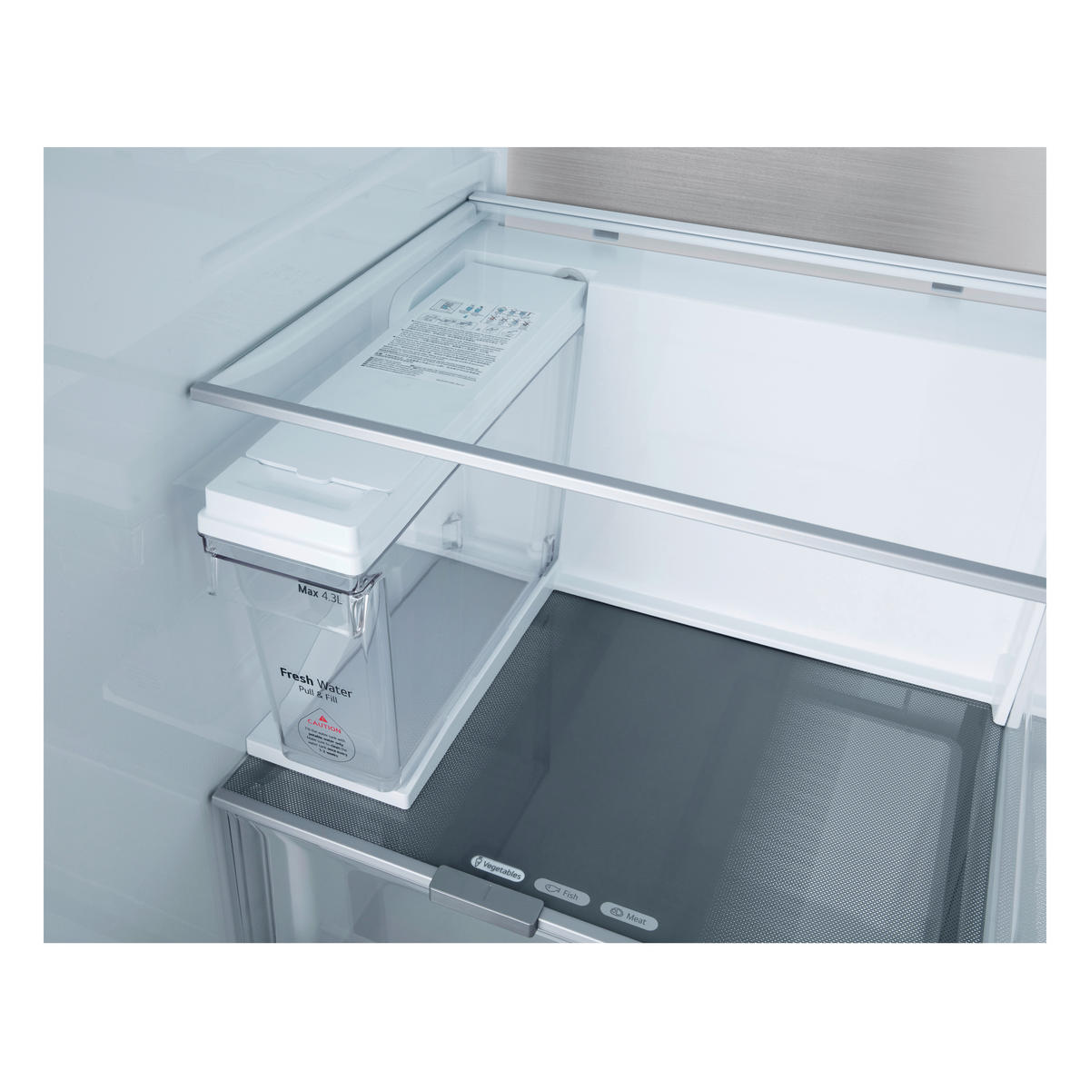 SIDE-BY-SIDE 92,5/179/73,1 cm GSLE91EVAB  - Schwarz, Basics, Metall (92,5/179/73,1cm) - LG