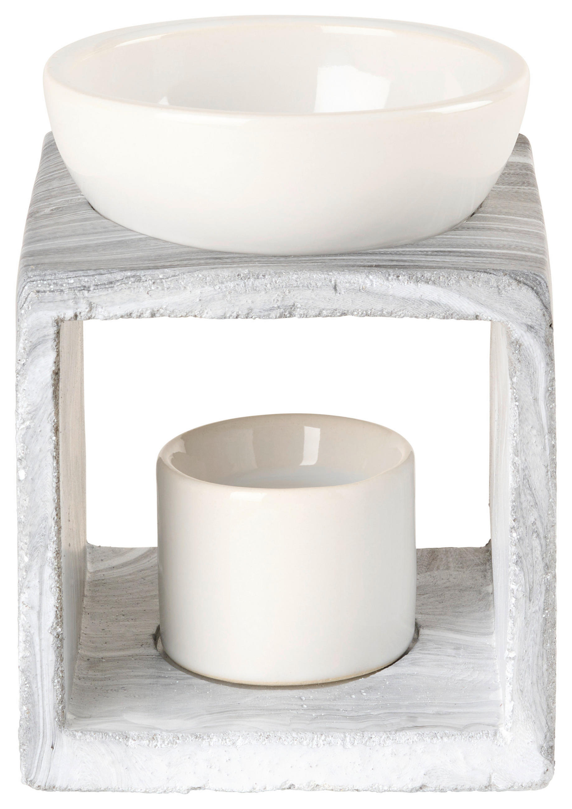DUFTLAMPE  - Grau, Basics, Stein (10,2/10/13cm)