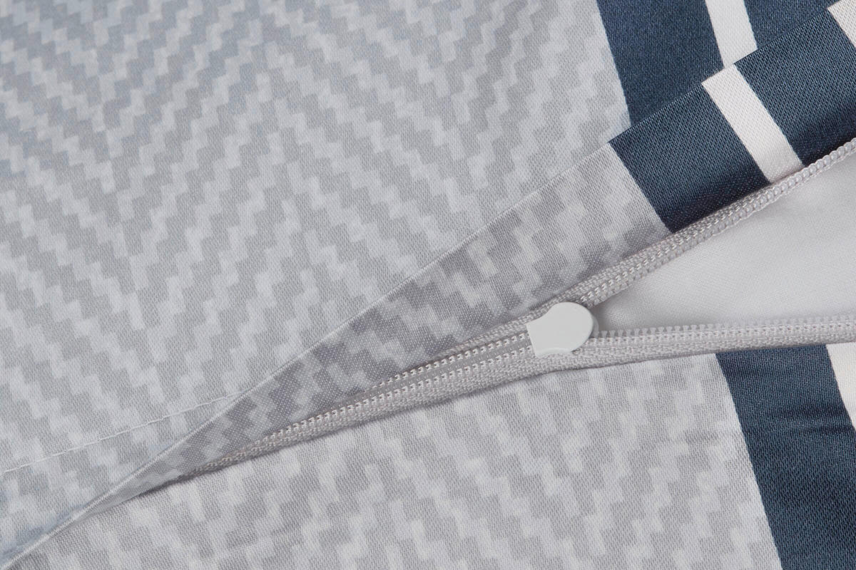 WENDEBETTWÄSCHE Makosatin 200/200 cm  - Blau, Basics, Textil (200/200cm) - Joop!