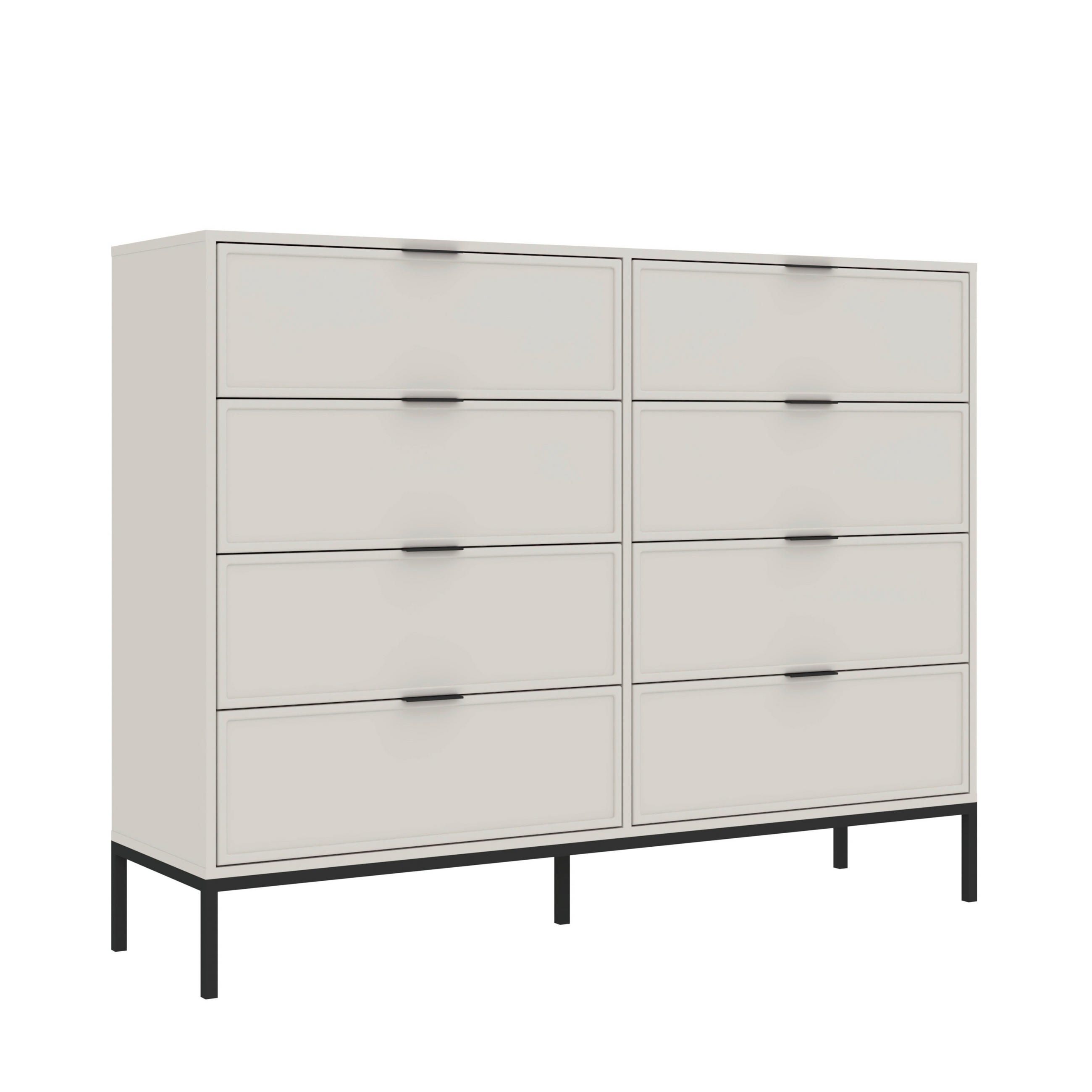 Mid.you Kommode Deco Kaschmir 150x116x40 cm