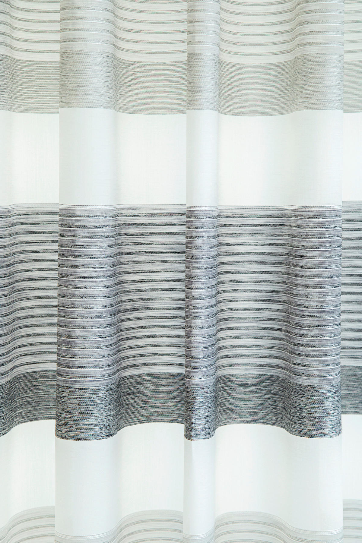 FERTIGVORHANG  halbtransparent  140/245 cm   - Blaugrau, KONVENTIONELL, Textil (140/245cm)