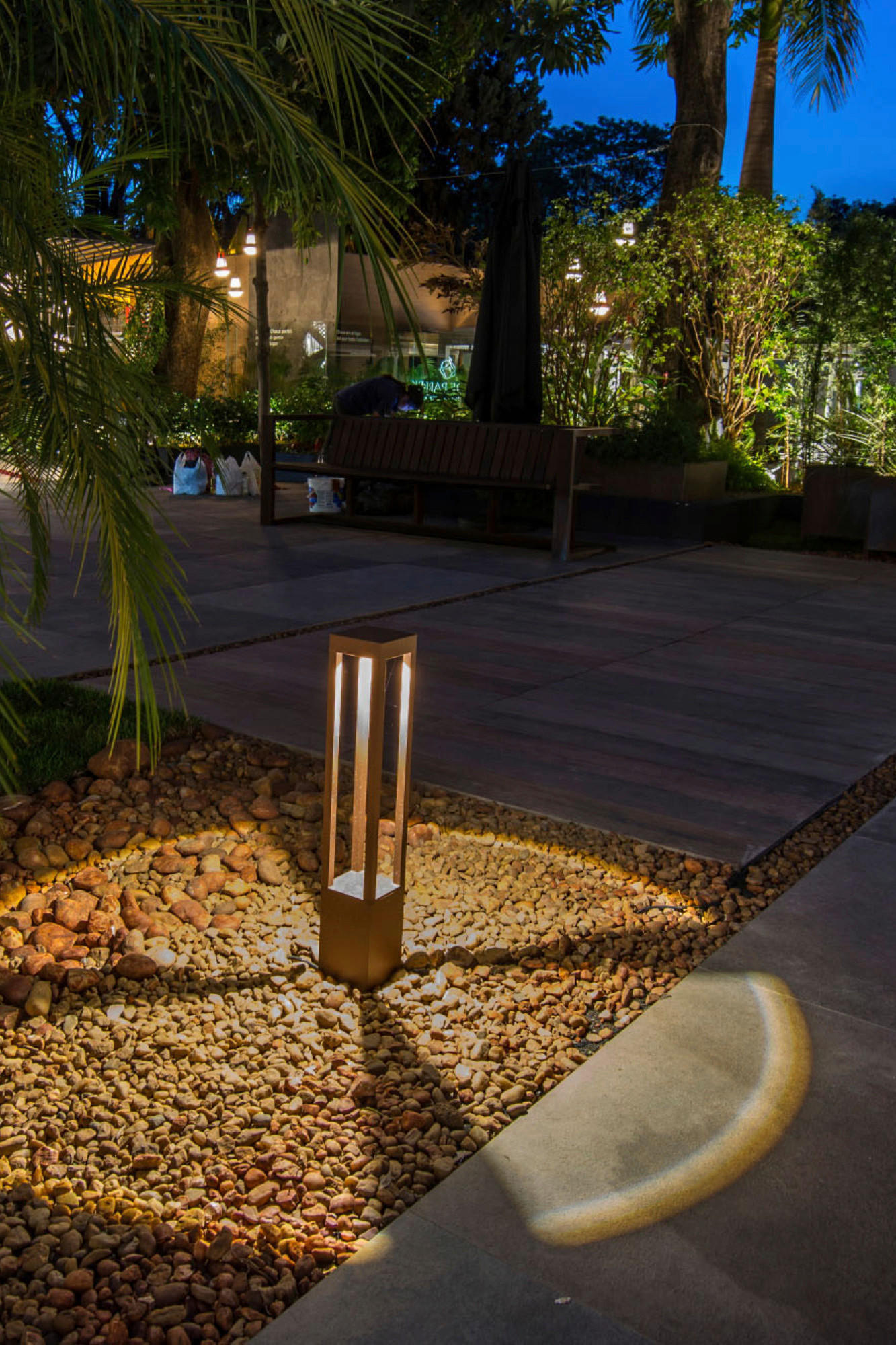 POLLERLEUCHTE 10.8/10.8/65 cm   - Braun, Design, Metall (10.8/10.8/65cm)