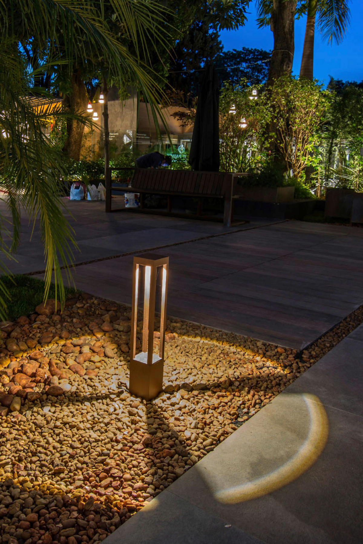 POLLERLEUCHTE 10.8/10.8/65 cm   - Braun, Design, Metall (10.8/10.8/65cm)