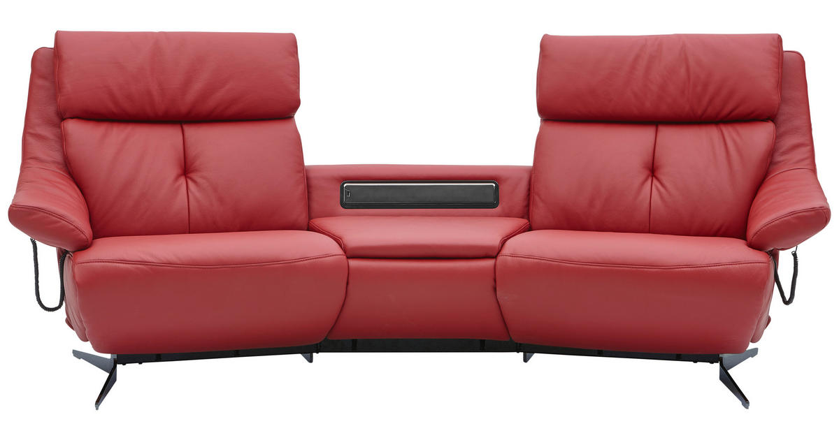 HEIMKINOSOFA Rot Echtleder jetzt nur online XXXLutz.de
