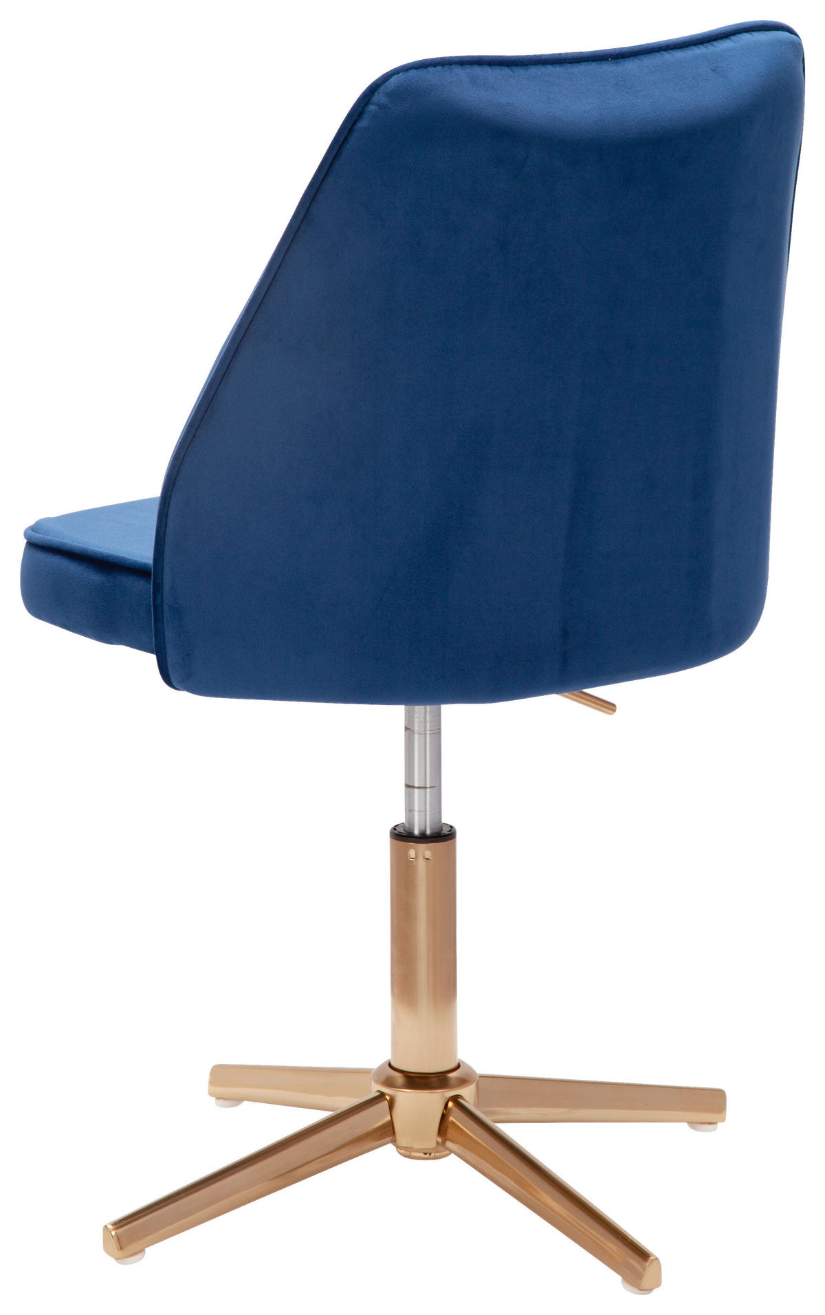 STOL, modra  - zlate barve/modra, Konvencionalno (60/100/60cm) - MID.YOU