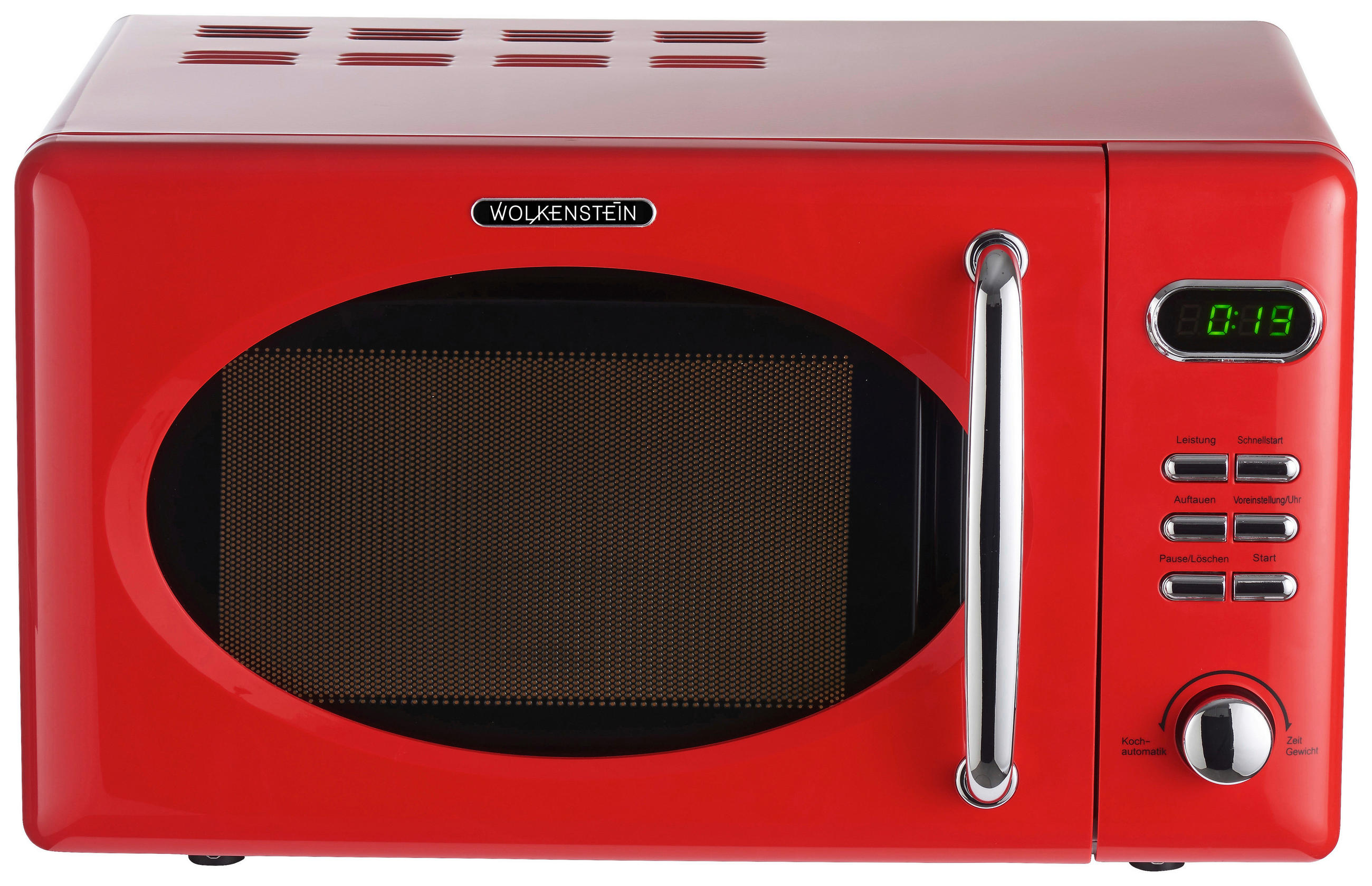 MIKROWELLE WMW720 FR ROT  - Rot, Basics, Metall (46/26/37cm) - Wolkenstein