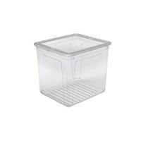 Škatla s pokrovom bea   39/33,5/35 cm     - prosojno, Basics, umetna masa (39/33,5/35cm)