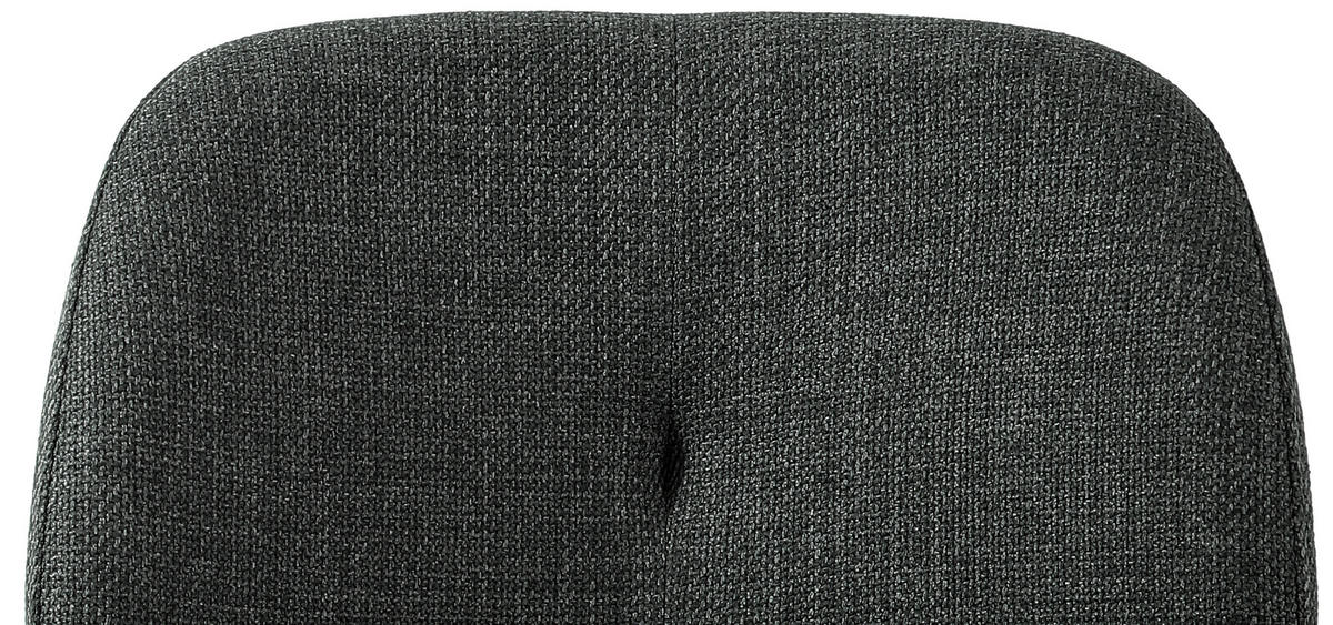 ARMLEHNSTUHL  in Eisen Leinenoptik  - Schwarz/Grau, KONVENTIONELL, Holz/Textil (62/85/64cm) - MID.YOU
