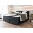 BOXSPRINGBETT 180/200 cm  in Anthrazit  - Anthrazit/Schwarz, KONVENTIONELL, Textil/Metall (180/200cm) - Carryhome