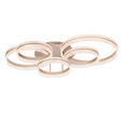 LED-DECKENLEUCHTE 100/56/22 cm   - Cappuccino, Design, Kunststoff/Metall (100/56/22cm) - Novel