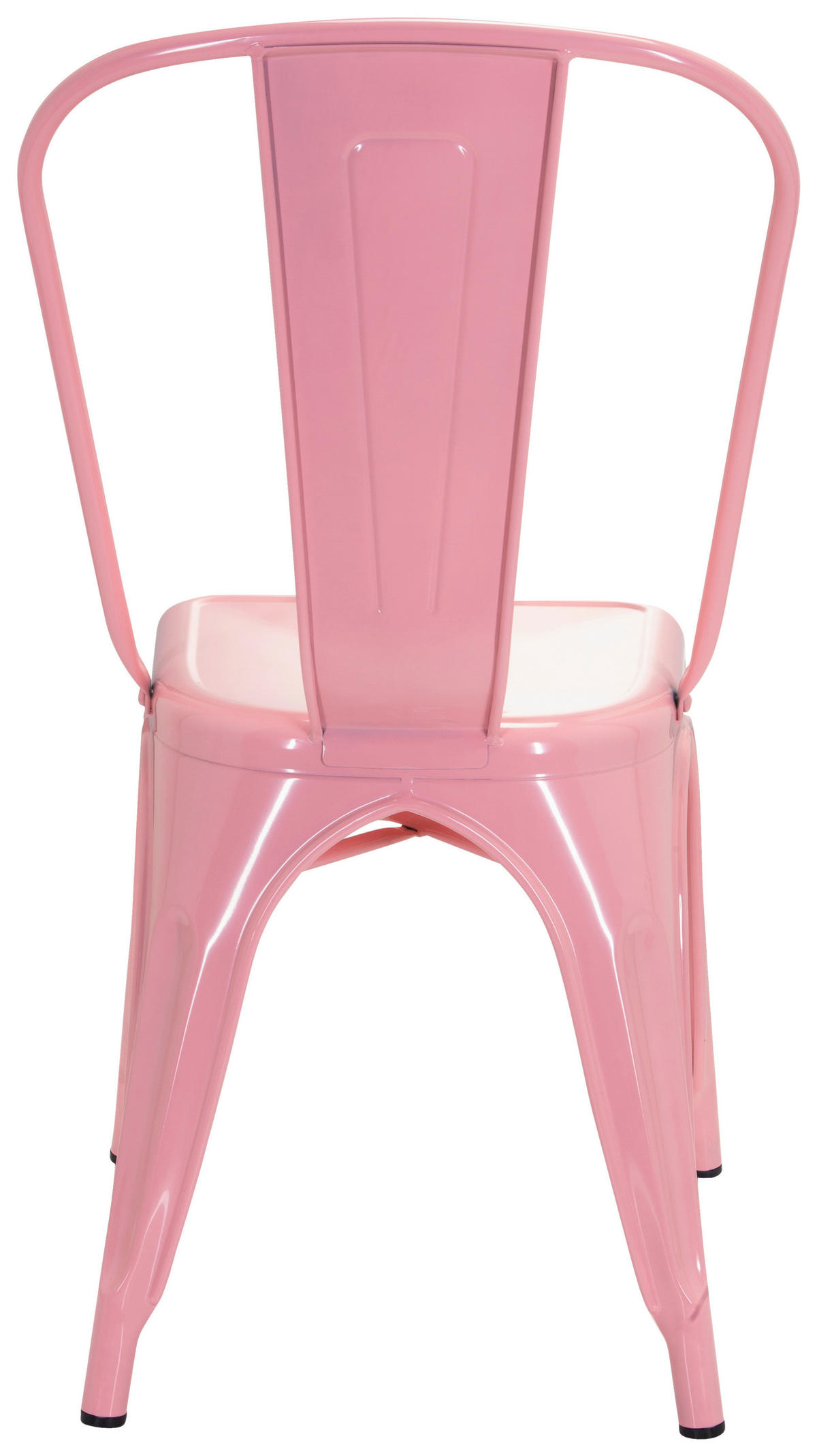 STOL  stapelbar   rosa  - rosa, Basics, metall (44/84/54cm) - MID.YOU