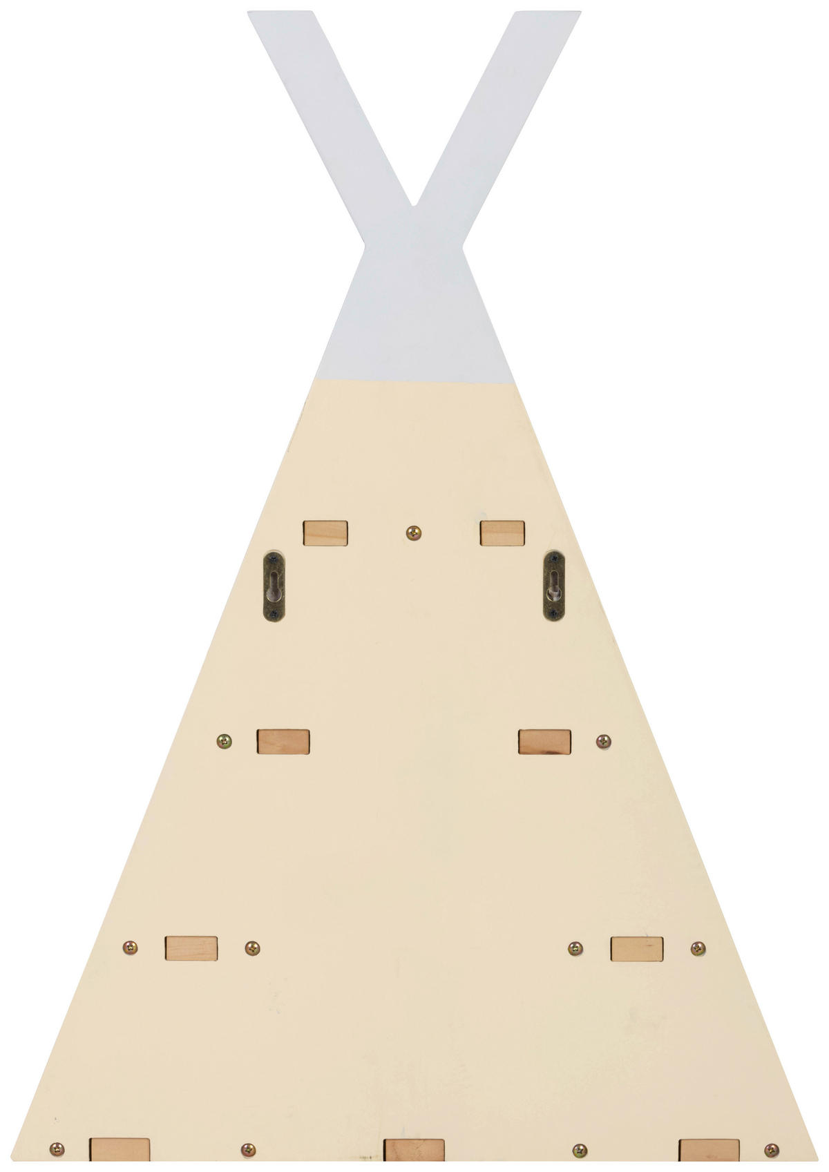 WANDREGAL  - Beige/Naturfarben, MODERN, Holz/Holzwerkstoff - Ben'n'jen