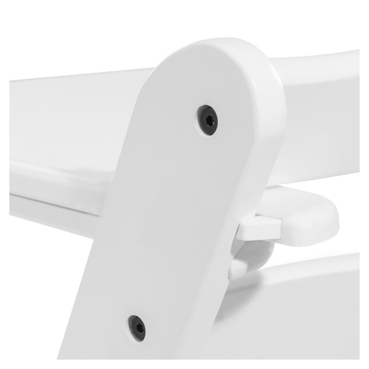 ESS- UND SPIELBRETT ALPHA CLICK TRAY  - Weiss, Basics, Kunststoff (46/44/3,5cm) - Hauck